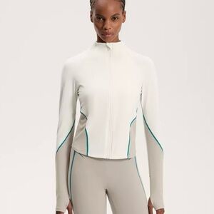 NWT | OYSHO | Women's Cream Technical Jacket | M